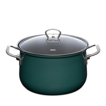 Riess Fleischtopf mit Glasdeckel, Nouvelle Teal